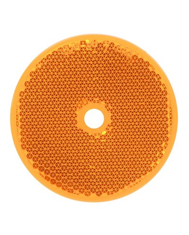GG80825 - 2-3/8" AMBER CENTER MOUNT REFLECTOR GG80825 - 2-3/8" AMBER CENTER MOUNT REFLECTOR