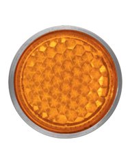 GG80845 - 5/8" DIA SCREW TYPE AMBER MINI REFLECTOR, SET OF 4