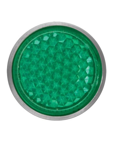 GG80847 - 5/8" DIA SCREW TYPE GREEN MINI REFLECTOR, SET OF 4 GG80847 - 5/8" DIA SCREW TYPE GREEN MINI REFLECTOR, SET OF 4