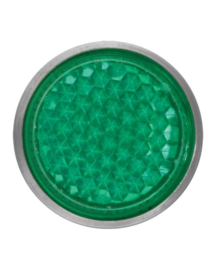 GG80847 - 5/8" DIA SCREW TYPE GREEN MINI REFLECTOR, SET OF 4