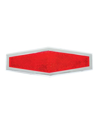 GG80864 - RED 1-3/4"X5-1/2" STICK-ON REFLECTOR W/CR. RIM GG80864 - RED 1-3/4"X5-1/2" STICK-ON REFLECTOR W/CR. RIM