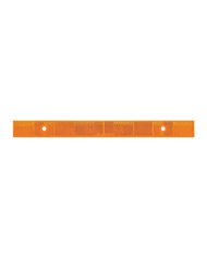 GG80865 - AMBER REFLECTOR STRIP W/ 2 MOUNTING HOLES 12"L X 1"W