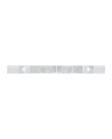 GG80867 - WHITE REFLECTOR STRIP W/ 2 MOUNTING HOLES 12"L X 1"W GG80867 - WHITE REFLECTOR STRIP W/ 2 MOUNTING HOLES 12"L X 1"W