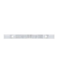 GG80867 - WHITE REFLECTOR STRIP W/ 2 MOUNTING HOLES 12"L X 1"W
