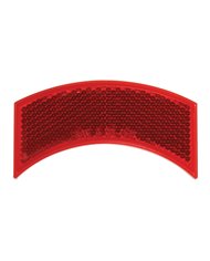 GG81205 - RED HALF MOON STICK-ON REFLECTOR