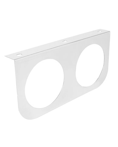 GG81433 - S.S. DOUBLE LIGHT "L" MOUNTING BRACKET FOR 4" SEALED LIGHTS GG81433 - S.S. DOUBLE LIGHT "L" MOUNTING BRACKET FOR 4" SEALED LIGHTS