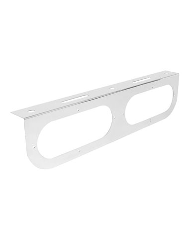 GG81443 - S.S. L MOUNTING BRACKET W/ 2 OVAL HOLES FOR OVAL LIGHTS GG81443 - S.S. L MOUNTING BRACKET W/ 2 OVAL HOLES FOR OVAL LIGHTS
