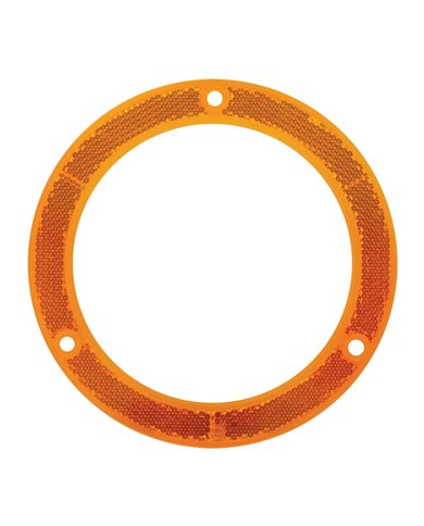 GG81630 - 4" AMBER REFLECTORIZED RING FOR GG FLANGE MOUNT RIM GG81630 - 4" AMBER REFLECTORIZED RING FOR GG FLANGE MOUNT RIM