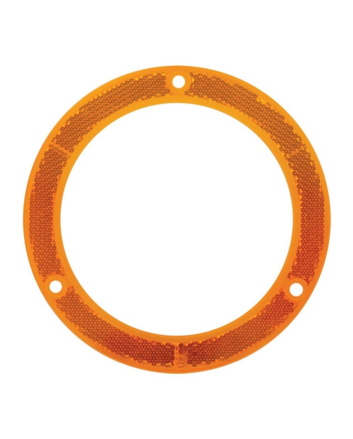 GG81630 - 4" AMBER REFLECTORIZED RING FOR GG FLANGE MOUNT RIM
