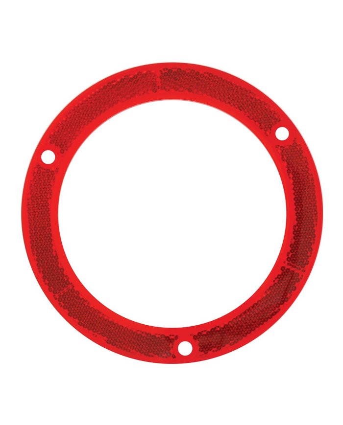 GG81635 - 4" RED REFLECTORIZED RING FOR GG FLANGE MOUNT RIM