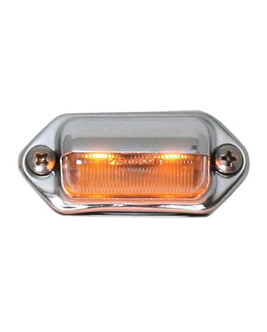 GG81730 - INTERIOR/UTILITY AMBER 2-LED LIGHT, CHROME HOUSING GG81730 - INTERIOR/UTILITY AMBER 2-LED LIGHT, CHROME HOUSING