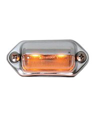 GG81730 - INTERIOR/UTILITY AMBER 2-LED LIGHT, CHROME HOUSING GG81730 - INTERIOR/UTILITY AMBER 2-LED LIGHT, CHROME HOUSING