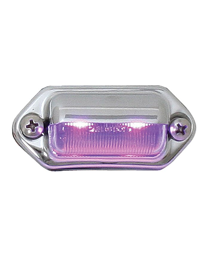GG81733 - INTERIOR/UTILITY PURPLE 2-LED LIGHT, CHROME HOUSING