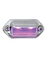 GG81733 - INTERIOR/UTILITY PURPLE 2-LED LIGHT, CHROME HOUSING GG81733 - INTERIOR/UTILITY PURPLE 2-LED LIGHT, CHROME HOUSING