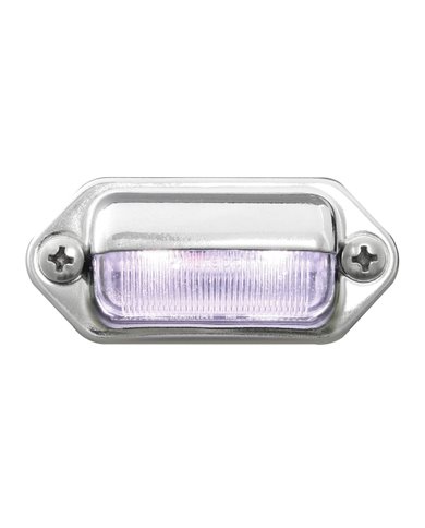 GG81735 - LICENSE/UTILITY/INTERIOR WHITE 2-LED LIGHT, CHROME HOUSING GG81735 - LICENSE/UTILITY/INTERIOR WHITE 2-LED LIGHT, CHROME HOUSING