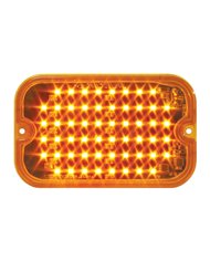 GG81744 - RECT. AMBER/AMBER MULTI-STROBE 56-LED LIGHT, 15 FLASH PATTERN