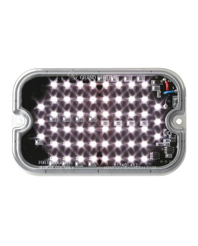 GG81764 - RECT. WHITE MULTI-STROBE 54 LED LIGHT, 15 FLASH PATTERN GG81764 - RECT. WHITE MULTI-STROBE 54 LED LIGHT, 15 FLASH PATTERN