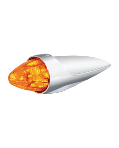 GG81982 - CR. PL. AMBER/AMBER 19-LED CAB MARKER LIGHT, OE STYLE GG81982 - CR. PL. AMBER/AMBER 19-LED CAB MARKER LIGHT, OE STYLE