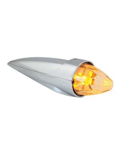 GG81983 - CR. PL. AMBER/CLEAR 19-LED CAB MARKER LIGHT, OE STYLE GG81983 - CR. PL. AMBER/CLEAR 19-LED CAB MARKER LIGHT, OE STYLE