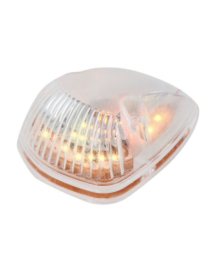 GG82261 - TRIANGLE AMBER/CLEAR 12 LED PICKUP/SUV CAB MARKER LIGHT
