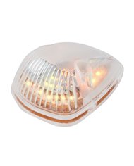 GG82261 - TRIANGLE AMBER/CLEAR 12 LED PICKUP/SUV CAB MARKER LIGHT