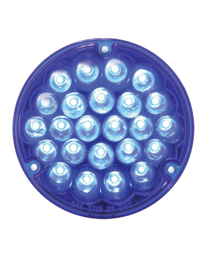 GG82270 - 4" PEARL BLUE 24 LED LIGHT W/ 1157 BULB BASE