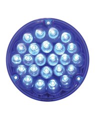 GG82270 - 4" PEARL BLUE 24 LED LIGHT W/ 1157 BULB BASE