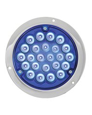 GG82271 - 4" PEARL BLUE 24 LED LIGHT W/ CR. DIE CAST HOUSING