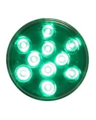 GG82272 - 4" MEGA 10 PLUS GREEN 10 LED SEALED LIGHT