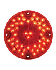 GG82332 - 7" RED/RED 47 LED BUS SEALED LIGHT, HIGH/LOW, 3 WIRES GG82332 - 7" RED/RED 47 LED BUS SEALED LIGHT, HIGH/LOW, 3 WIRES