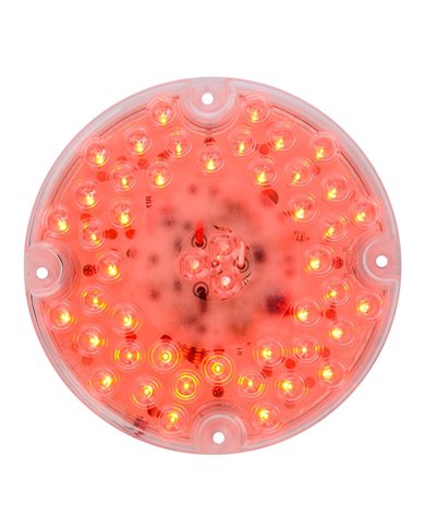 GG82333 - 7" RED/CLEAR 47 LED BUS SEALED LIGHT, HIGH/LOW, 3 WIRES GG82333 - 7" RED/CLEAR 47 LED BUS SEALED LIGHT, HIGH/LOW, 3 WIRES