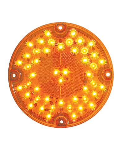 GG82334 - 7" AMBER/AMBER 47 LED BUS LIGHT, HIGH/LOW, 3 WIRES GG82334 - 7" AMBER/AMBER 47 LED BUS LIGHT, HIGH/LOW, 3 WIRES
