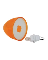 GG82340 - 2" PIGTAIL SNAP IN AMBER BEEHIVE LIGHT ONLY