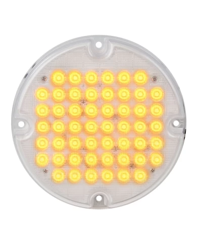 GG82351 - 7" SMART DYNAMIC AMBER/CLEAR 52 LED BUS SEALED LIGHT GG82351 - 7" SMART DYNAMIC AMBER/CLEAR 52 LED BUS SEALED LIGHT