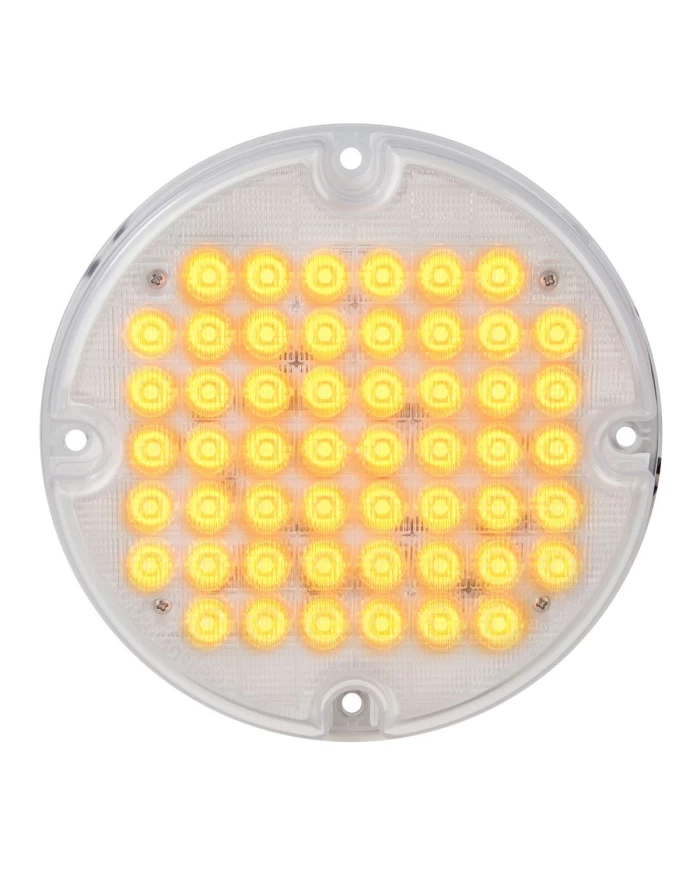 GG82351 - 7" SMART DYNAMIC AMBER/CLEAR 52 LED BUS SEALED LIGHT