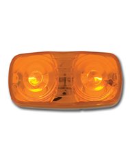 GG82920 - AMBER TIGER EYE MARKER LIGHT, WHITE BASE