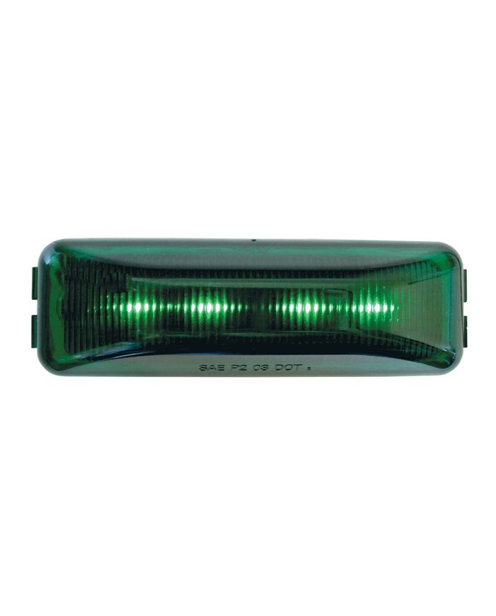 GG84444 - MEDIUM RECT. GREEN/GREEN 4-LED INTERIOR USE LIGHT