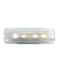GG84447 - MEDIUM RECT. WHITE/CLEAR 4-LED UTILITY/INTERIOR LIGHT