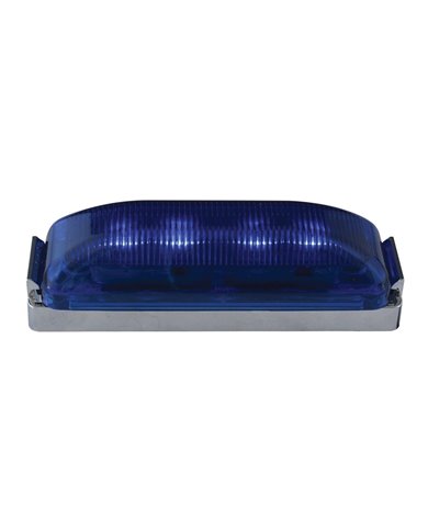 GG84453 - RECT. BLUE/BLUE 4 LED UTILITY LIGHT W/ CR. BRACKET GG84453 - RECT. BLUE/BLUE 4 LED UTILITY LIGHT W/ CR. BRACKET
