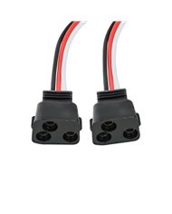 GG86101 - 3 PRONG WIRE PLUG, 1 MALE SPLIT TO 2 FEMALE PLUG