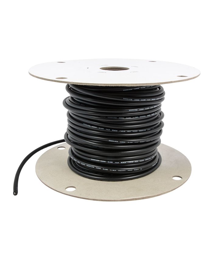 GG86110 - 18GA PARALLEL BLACK/WHITE WIRE W/ BLACK JACKET, 100FT ROLL GG86110 - 18GA PARALLEL BLACK/WHITE WIRE W/ BLACK JACKET, 100FT ROLL