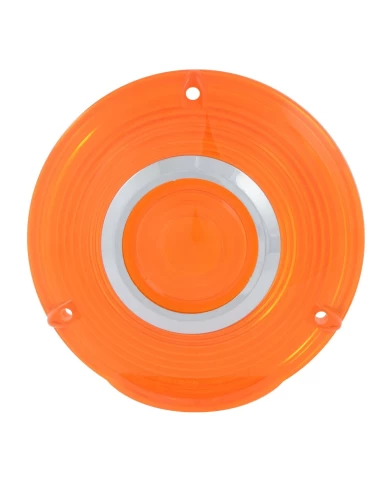 GG86720 - 4" 3 SCREW AMBER PLASTIC LENS W/CR. RIM GG86720 - 4" 3 SCREW AMBER PLASTIC LENS W/CR. RIM