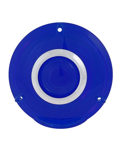 GG86721 - 4" 3 SCREW BLUE PLASTIC LENS W/CR. RIM GG86721 - 4" 3 SCREW BLUE PLASTIC LENS W/CR. RIM
