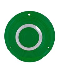 GG86722 - 4" 3 SCREW GREEN PLASTIC LENS W/CR. RIM