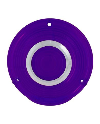 GG86723 - 4" 3 SCREW PURPLE PLASTIC LENS W/CR. RIM GG86723 - 4" 3 SCREW PURPLE PLASTIC LENS W/CR. RIM