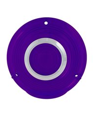 GG86723 - 4" 3 SCREW PURPLE PLASTIC LENS W/CR. RIM