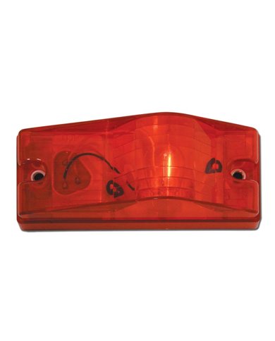 GG87013 - RECT. RED SIDE MOUNT MARKER/ TURN LIGHT GG87013 - RECT. RED SIDE MOUNT MARKER/ TURN LIGHT