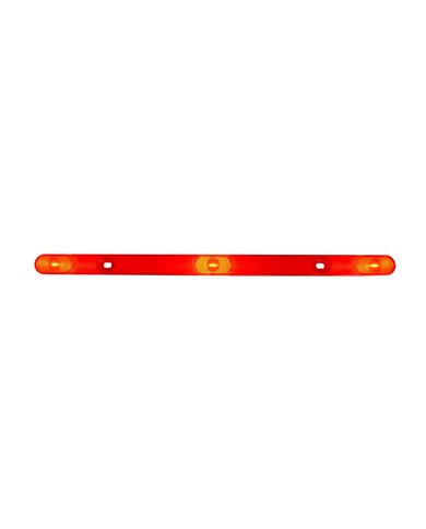 GG87059 - RED 3 LED I.D. LIGHT BAR FOR OVER 80" APPLICATION REAR USE GG87059 - RED 3 LED I.D. LIGHT BAR FOR OVER 80" APPLICATION REAR USE