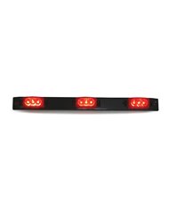 GG87091 - BLACK PLASTIC ID BAR W/ 3 SPYDER RED 3-LED MARKER LIGHTS