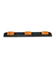 GG87092 - BLACK PLASTIC ID BAR W/ 3 AMBER LED MARKER LIGHTS